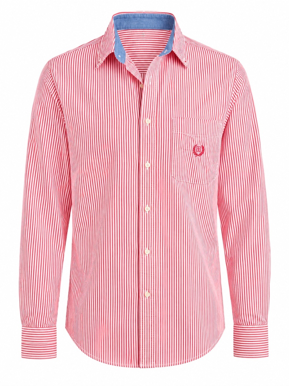 Chaps red and white striped men’s shirt